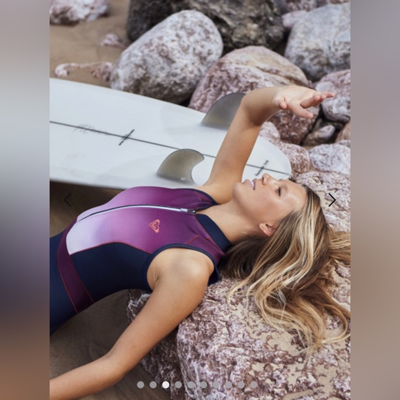 Roxy 1.5mm Rise Collection Long John Wetsuit Women’s Size 2 - Picture 3 of 15